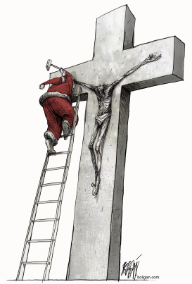 CRUCIFIXIóN DE LA NAVIDAD  by Angel Boligan