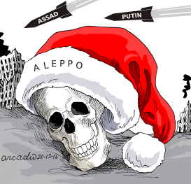 SANTA IN ALEPPO by Arcadio Esquivel