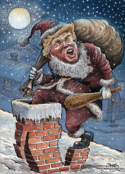 SANTA TRUMP by Dario Castillejos