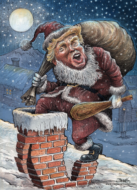 SANTA TRUMP by Dario Castillejos