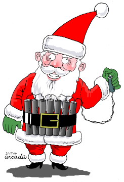 TERROR ON CHRISTMAS/TERR- OR EN NAVIDAD by Arcadio Esquivel