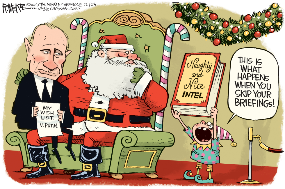  SANTA INTEL by Rick McKee