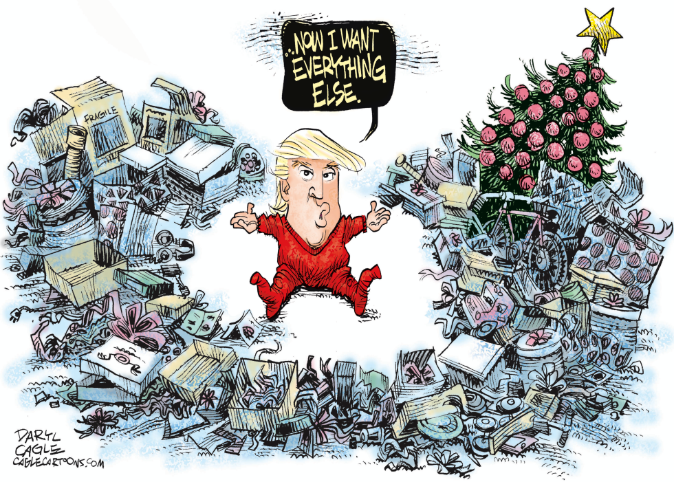  CHRISTMAS FOR TRUMP by Daryl Cagle