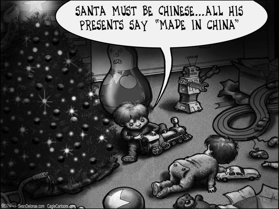  PREVIOUS REV CHRISTMAS CHINESE TRADE GREYSCALE by Sean Delonas