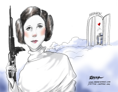 CARRIE FISHER RIP by Rayma Suprani