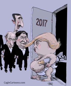 TRUMP AS THE NEW YEAR by Riber Hansson