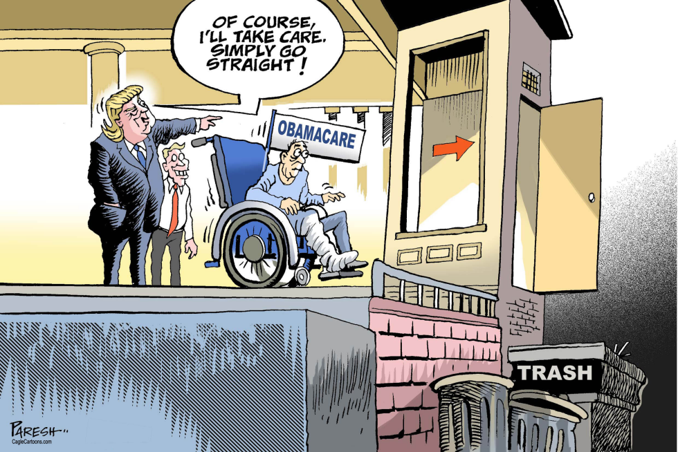  TRUMP AND OBAMACARE by Paresh Nath