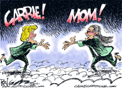 DEBBIE AND CARRIE by Milt Priggee