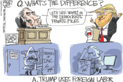 TRICKY DICKS by Pat Bagley