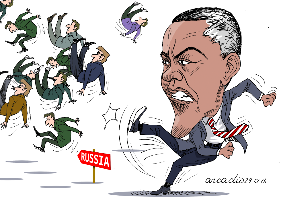  OBAMA ANGRY AGAINST RUSSIA by Arcadio Esquivel