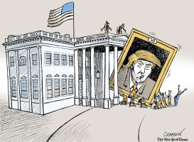 TRUMP ESTA LLEGANDO by Patrick Chappatte