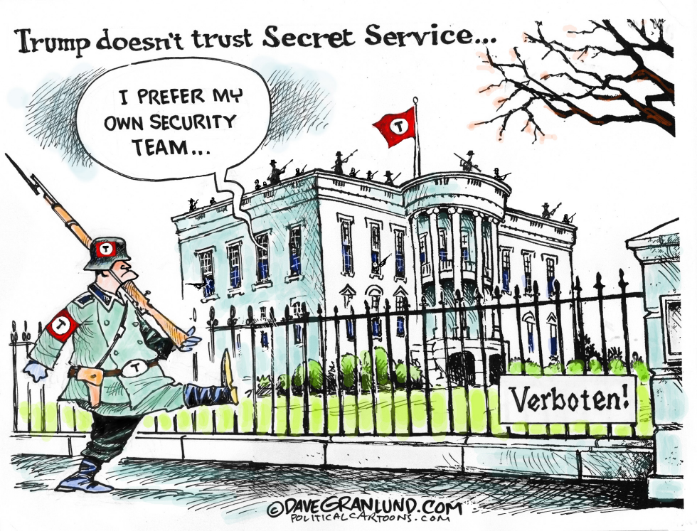  TRUMP SECURITY by Dave Granlund