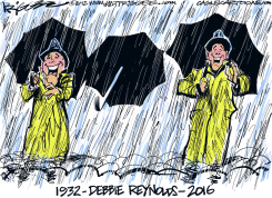 DEBBIE REYNOLDS -RIP by Milt Priggee