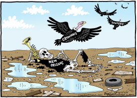 NEW ORLEANS DEATH  by Bob Englehart