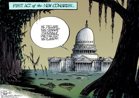 CONGRESSIONAL SWAMP by Nate Beeler