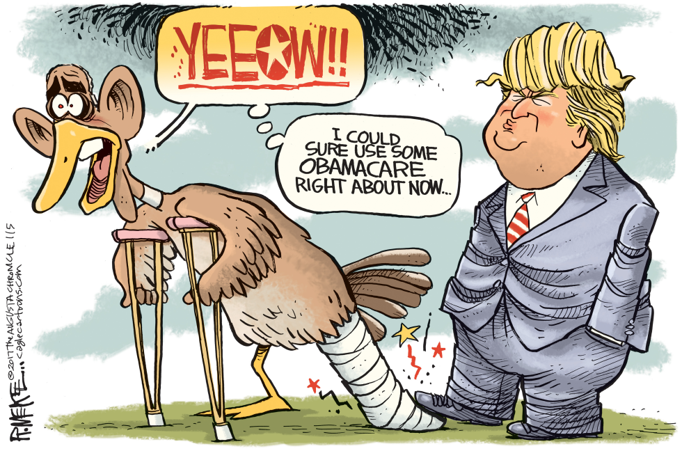  OBAMA LAME DUCK by Rick McKee