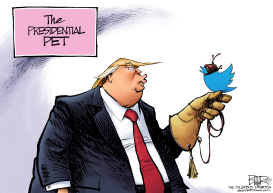 PRESIDENTIAL PET by Nate Beeler