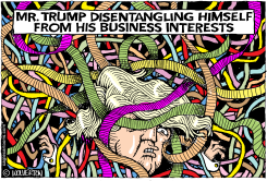 TRUMP BUSINESS ENTANGLEMENTS by Wolverton