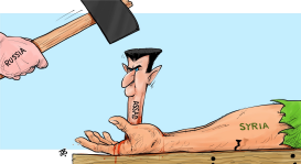 BASHAR AND SYRIA by Emad Hajjaj