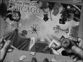 CHICAGO MURDER RATE GREYSCALE by Sean Delonas