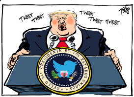 PRESIDENTE TWITTERO by Tom Janssen