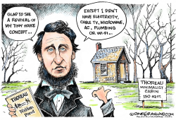 THOREAU AND TINY HOMES by Dave Granlund