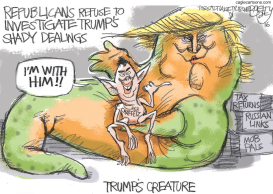 TRUMP'S CREATURE by Pat Bagley