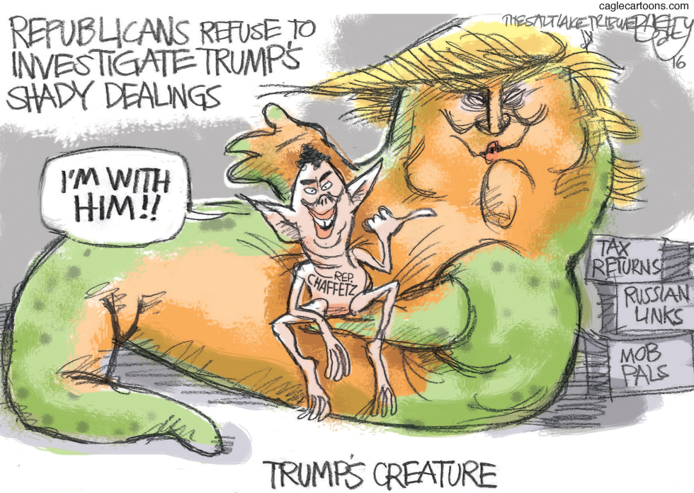  TRUMP'S CREATURE by Pat Bagley