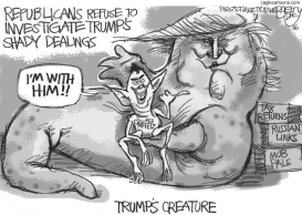 TRUMPS CREATURE by Pat Bagley