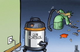 GUN CONTROL by Luojie