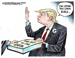 TRUMP OATH OF OFFICE by Dave Granlund