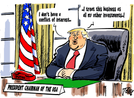 TRUMP PRESIDENT CHAIRMAN by Tom Janssen