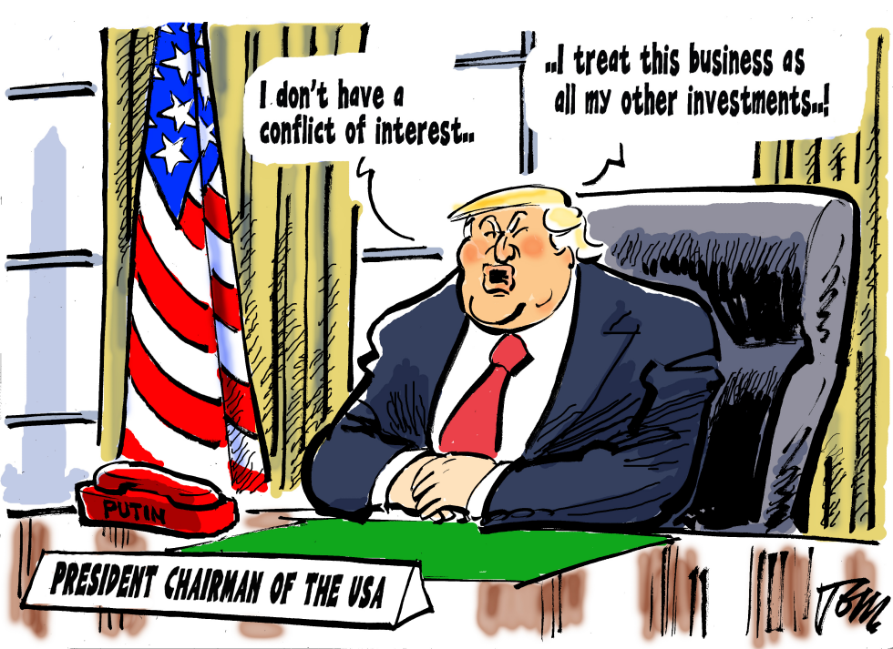  TRUMP PRESIDENT CHAIRMAN by Tom Janssen