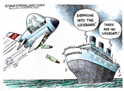 GOP AND SINKING OBAMACARE by Dave Granlund