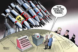 NUCLEAR ARMS THREAT by Paresh Nath