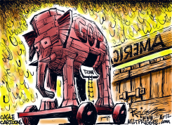 TROJAN TRUMP by Milt Priggee