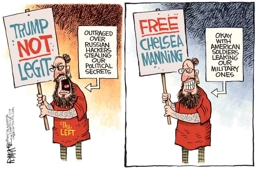  CHELSEA MANNING by Rick McKee