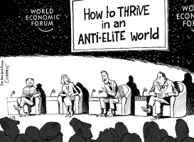 DAVOS 2017 by Patrick Chappatte