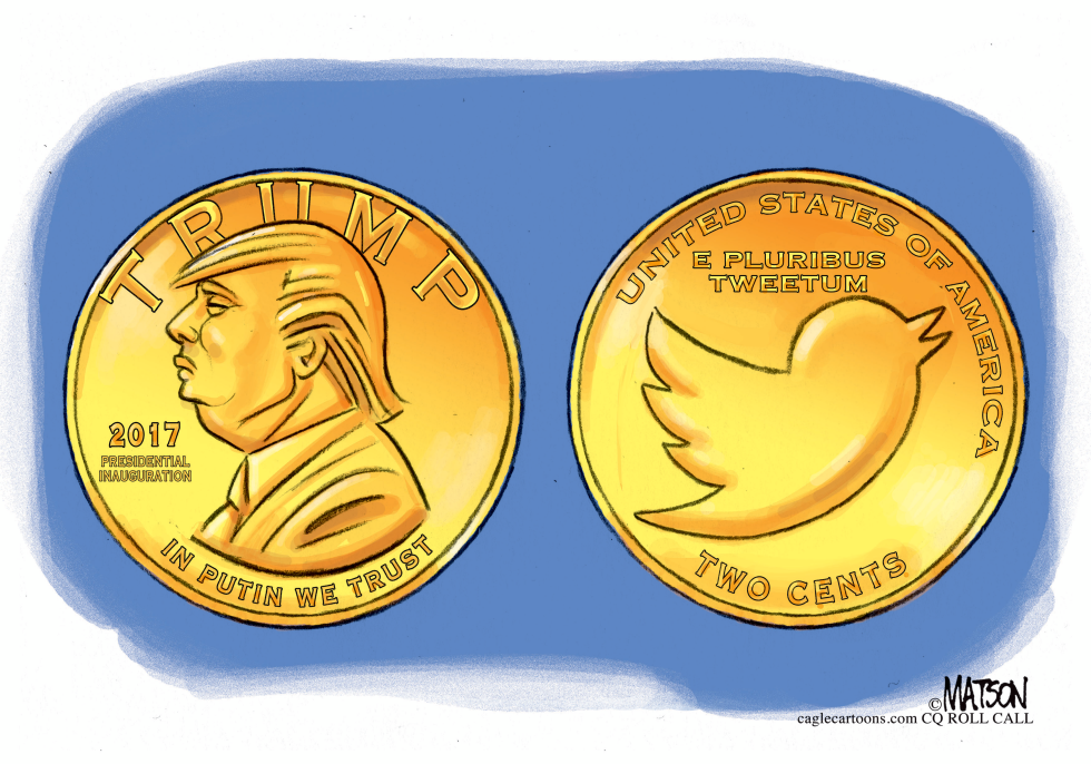  TRUMP INAUGURATION COMMEMORATIVE COIN by RJ Matson