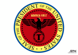 NEW AMERICA FIRST PRESIDENTIAL SEAL by RJ Matson