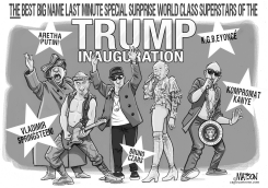 BIG NAME STARS OF THE TRUMP INAUGURATION by RJ Matson