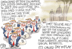 LOCAL UTAH TRUMP LEGISLATURE by Pat Bagley