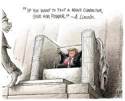 SEAT OF POWER by Adam Zyglis