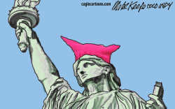 WOMEN'S MARCH by Mike Keefe