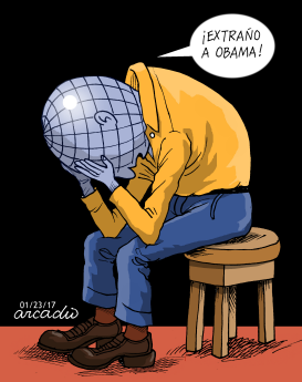 Y OBAMA SE HA IDO by Arcadio Esquivel