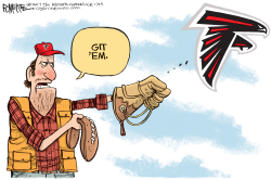 FALCONS SUPER BOWL by Rick McKee