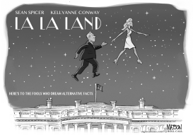 WHITE HOUSE LA LA LAND by RJ Matson