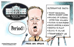 PRESS SECRETARY SPICER by Dave Granlund