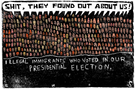 ILLEGAL VOTERS by Randall Enos