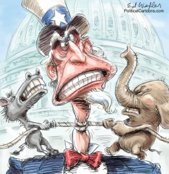 UNCLE SAM CHOKED by Ed Wexler